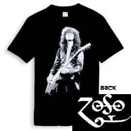 Led Zeppelin - Jimmy Page - Zoso Logo- T-shirt - Two Sided Print